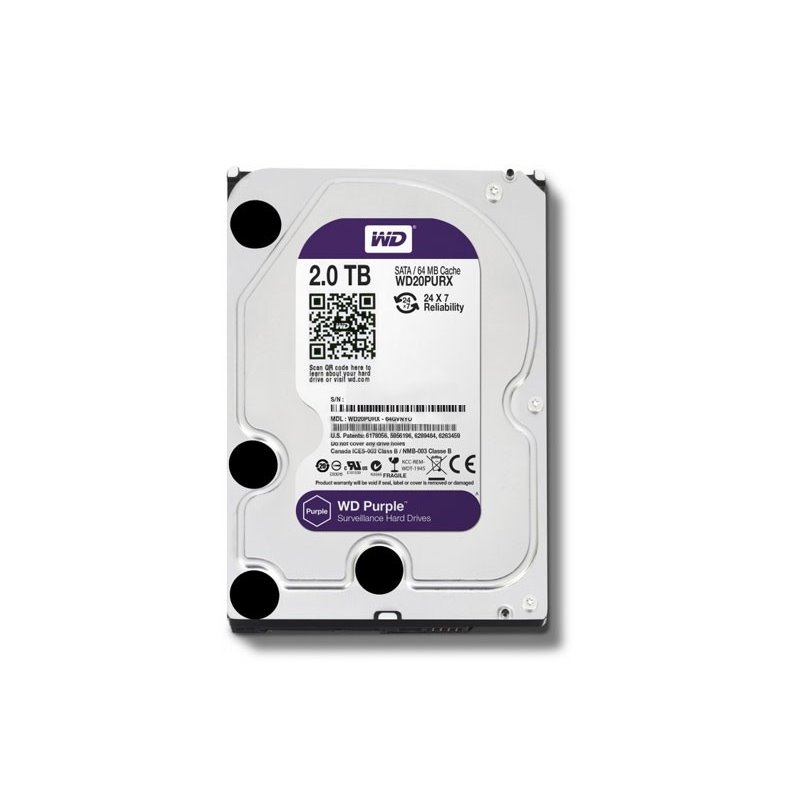 Dysk twardy WD PURPLE 2TB- WD20PURX